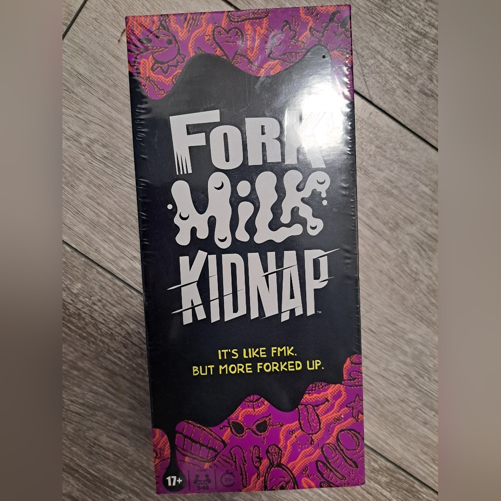 Brand New Fork Milk Kidnap Adult Party Game